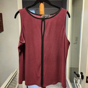 Melanie Lyne Blouse - Burgandy
